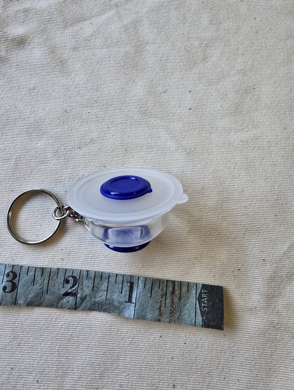 Tupperware Battle Bowl Keychain - Picture 2 of 5